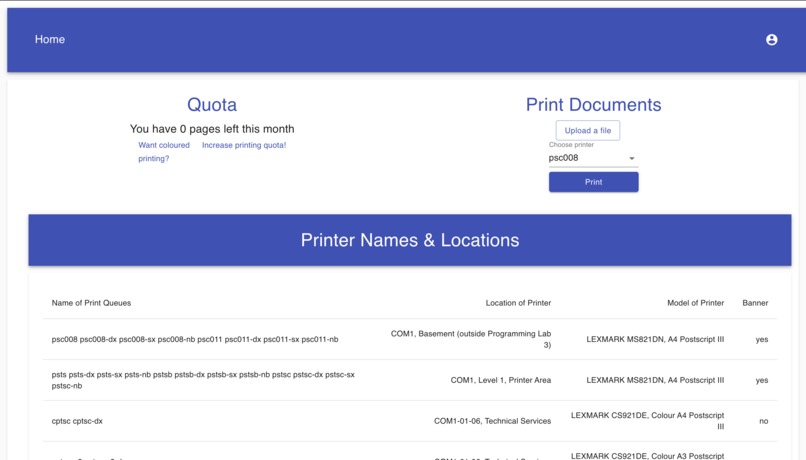 SoC Printer App – screenshot 3