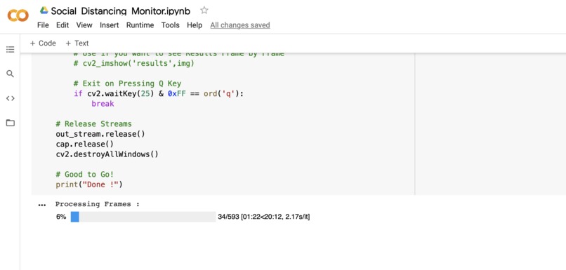Mask-and-Social-distancing-detector – screenshot 3