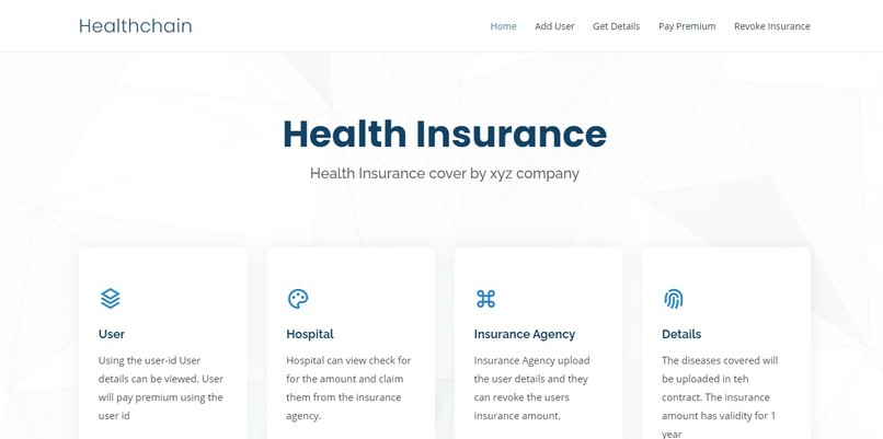 HealthChain – screenshot 1