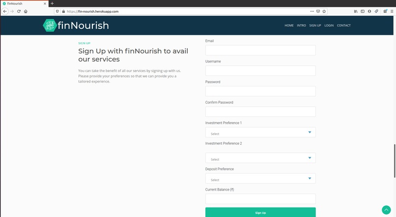 finNourish – screenshot 4