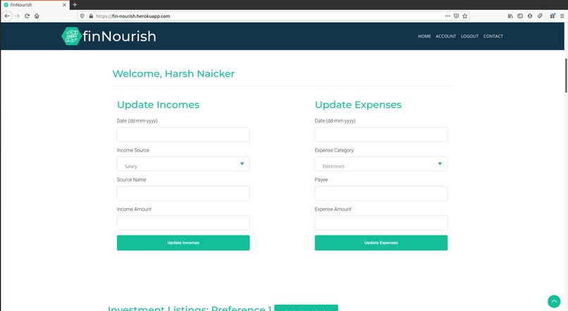 finNourish – screenshot 7