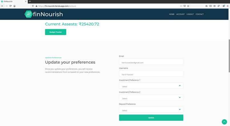 finNourish – screenshot 12