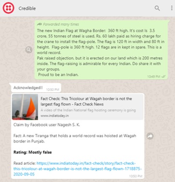 Credible - Helping build a Digitally Responsible Society – screenshot 3