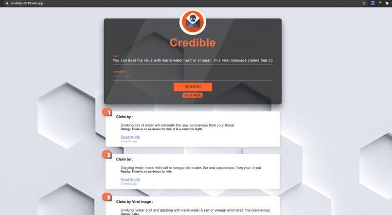 Credible - Helping build a Digitally Responsible Society – screenshot 2