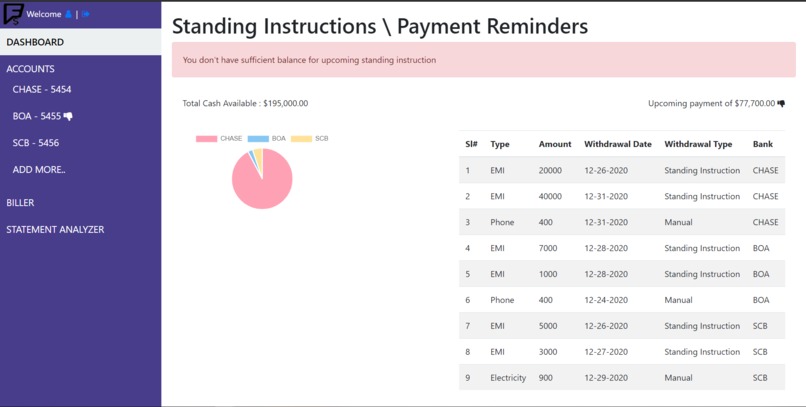 FINSPEND – screenshot 2