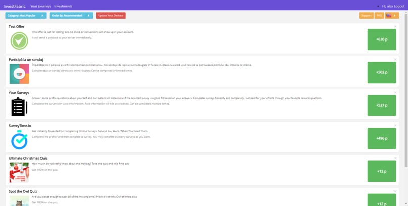 InvestFabric  – screenshot 5
