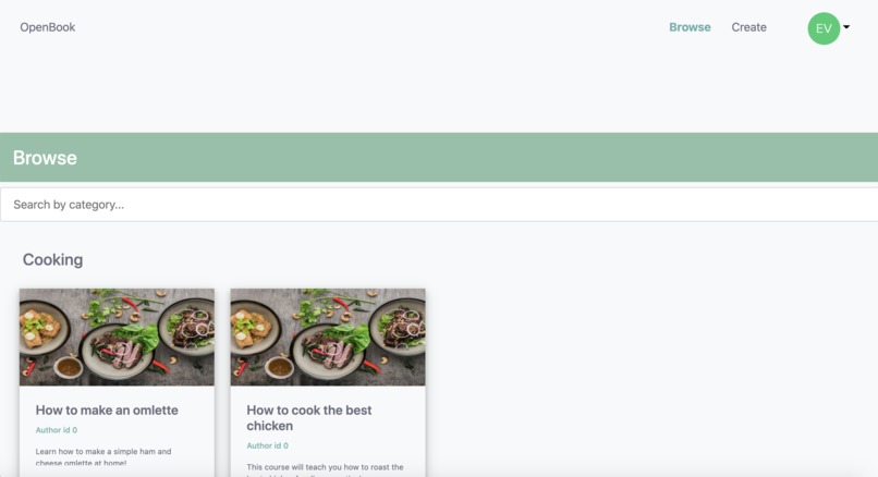 OpenBook – screenshot 1