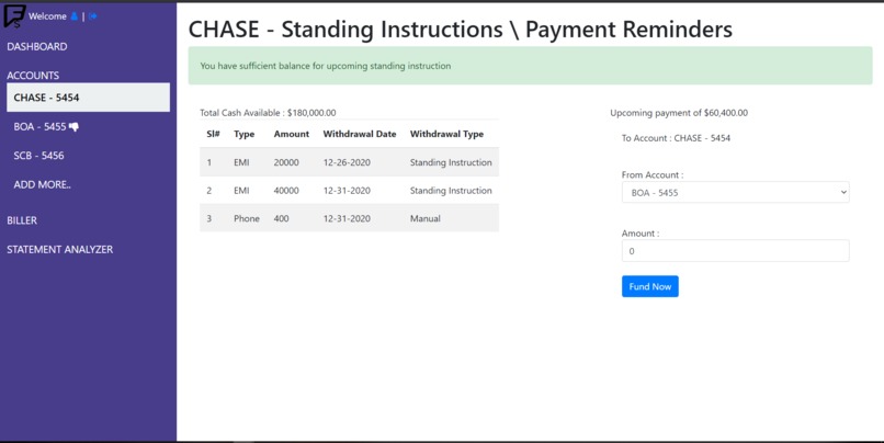 FINSPEND – screenshot 5