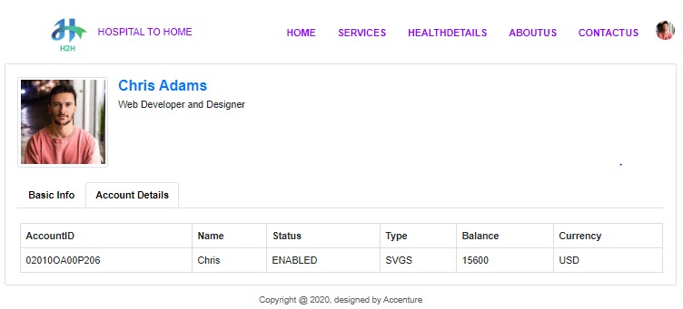 H2H- Hospital to Home – screenshot 3