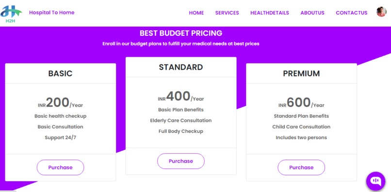 H2H- Hospital to Home – screenshot 8