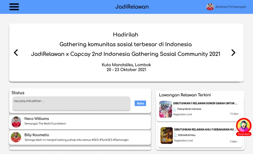 SI4304 - JadiRelawan – screenshot 1