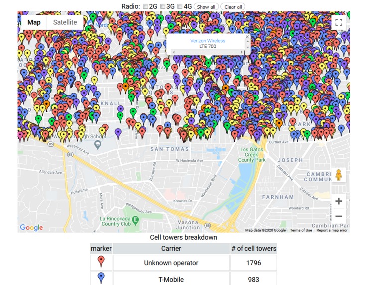 Profone Cell Tower Location Map – screenshot 1