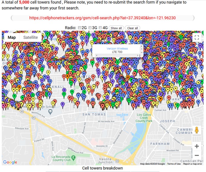 Profone Cell Tower Location Map – screenshot 2