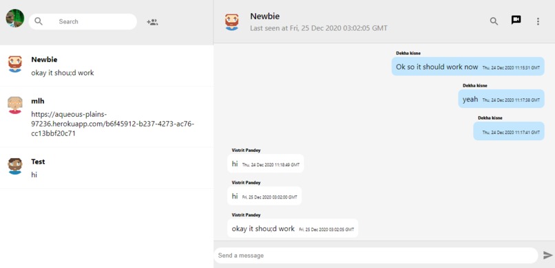 MLH Messenger – screenshot 2