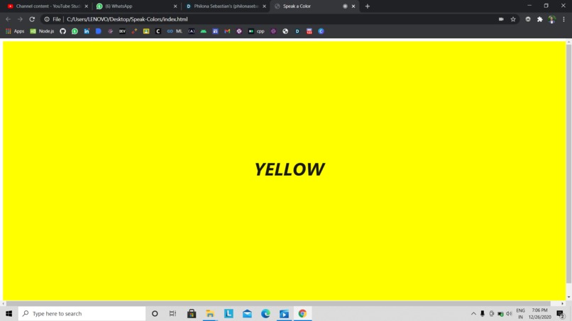 Speak Colors – screenshot 2