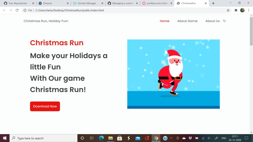 Christmas Run – screenshot 1