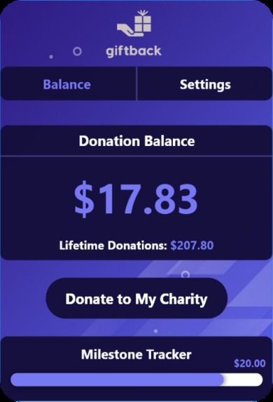 GiftBack – screenshot 2