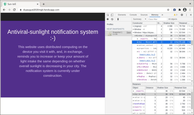 Sun-tell – screenshot 1
