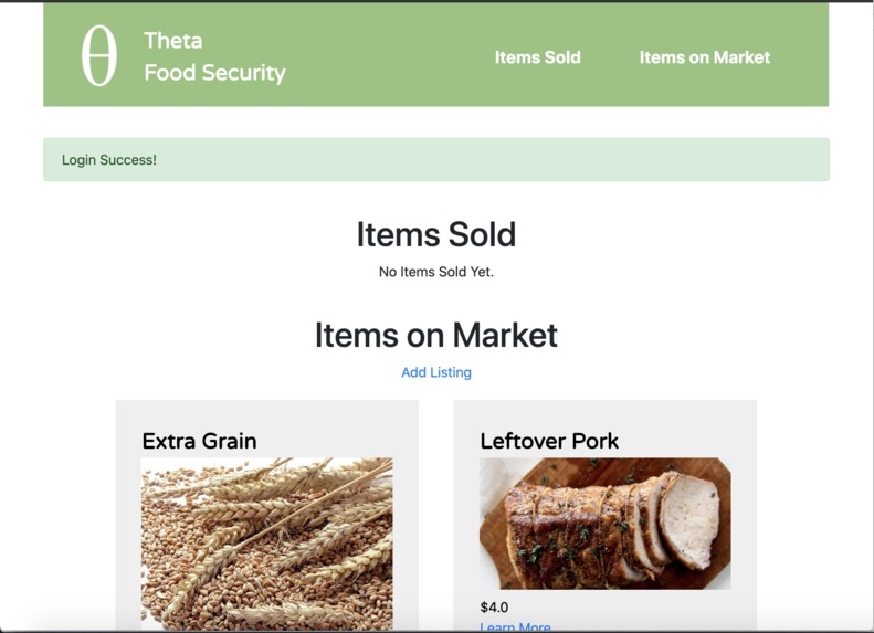 Theta Food Security – screenshot 1