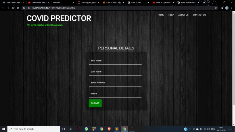 Covid-19 Checker | Predictor – screenshot 1