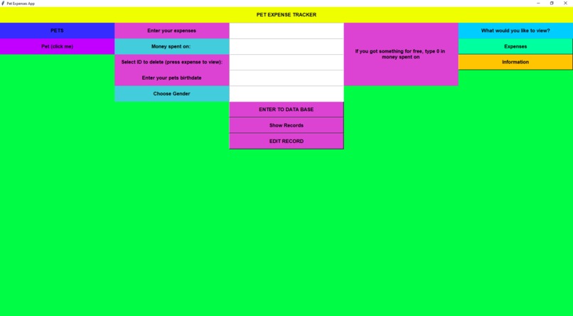 Pet Expense Tracker  – screenshot 1