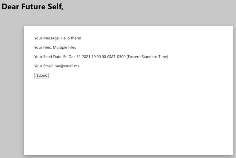 Dear Future Self – screenshot 6