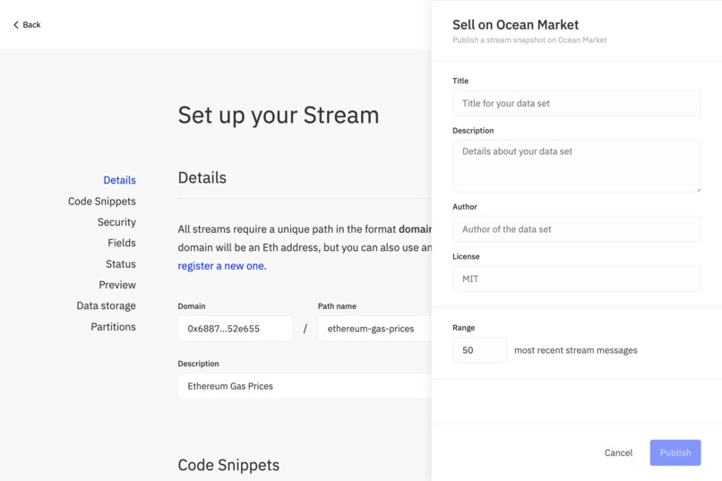 Streamr ➡️ Ocean Market – screenshot 3