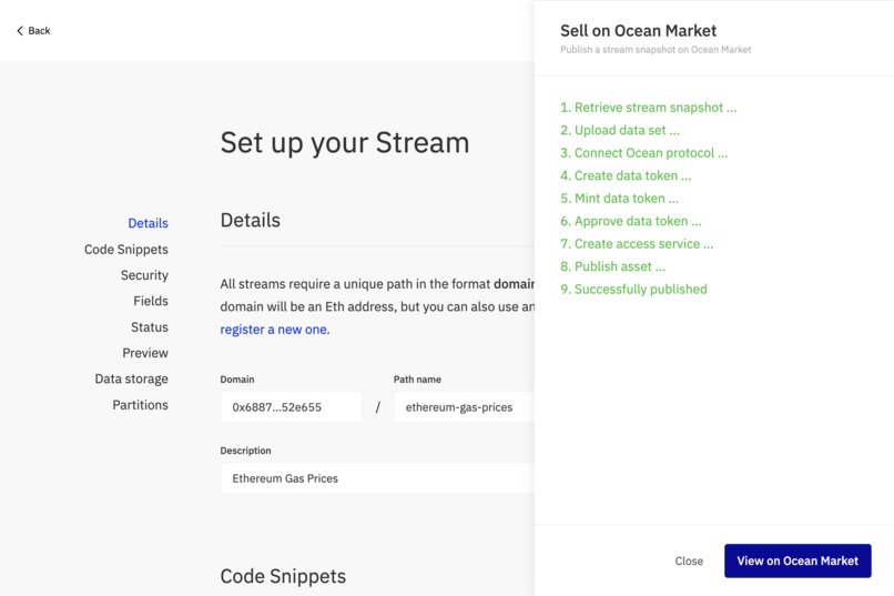 Streamr ➡️ Ocean Market – screenshot 4