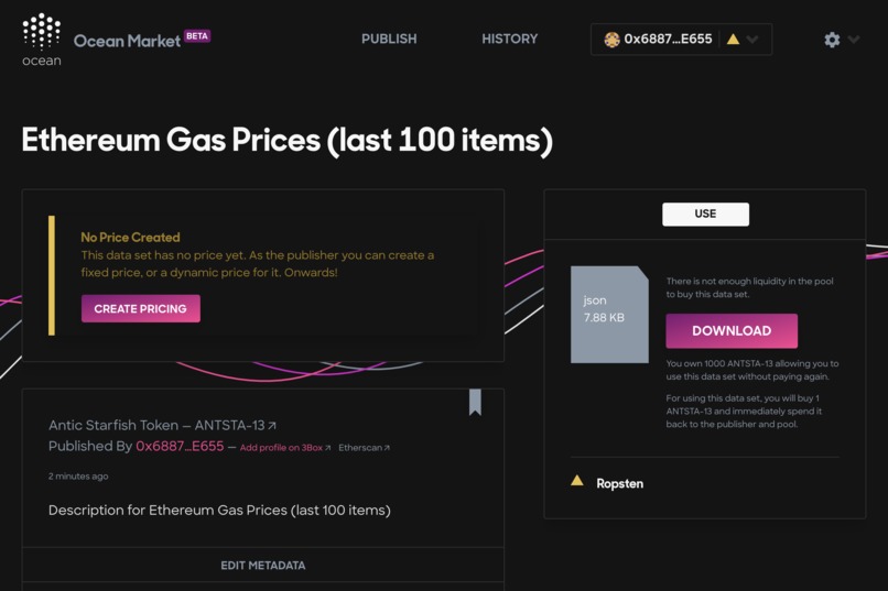 Streamr ➡️ Ocean Market – screenshot 5