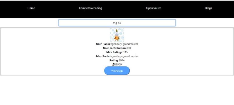 DevProfile – screenshot 3