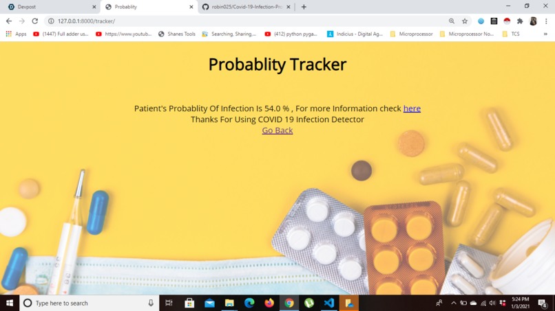 COVID Probability Checker  – screenshot 3