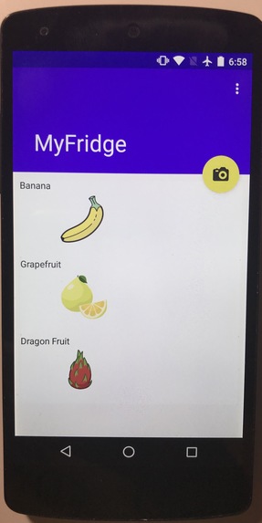 MyFridge – screenshot 1