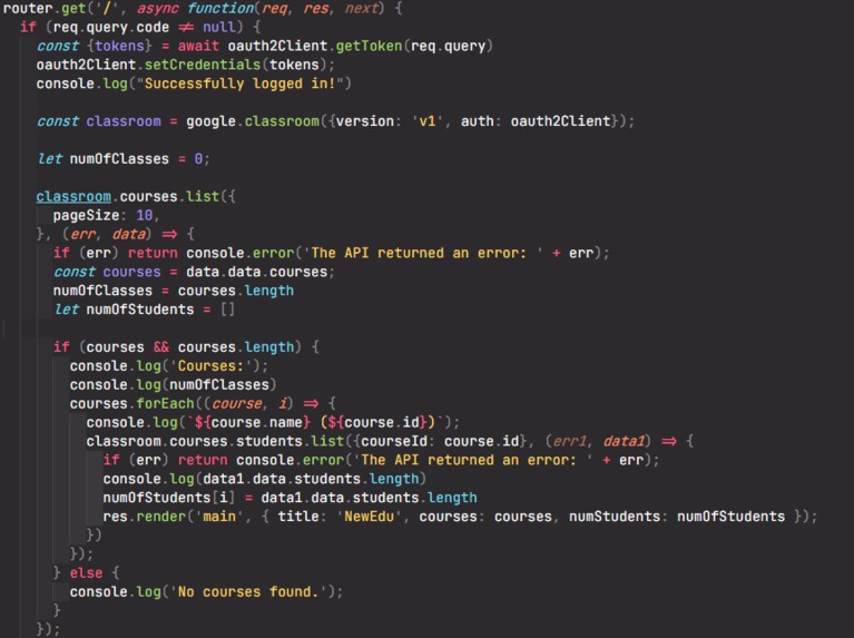 NewEdu – screenshot 3