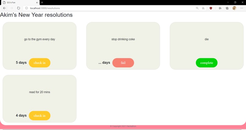 New Year, New Me! – screenshot 2