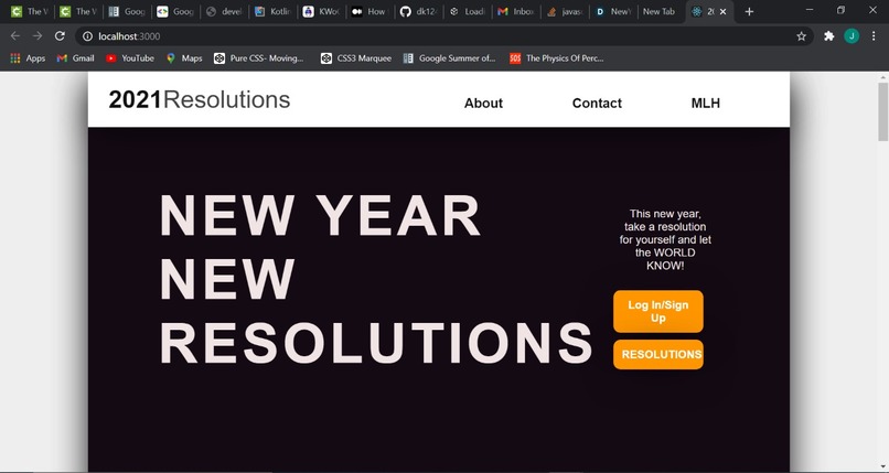 NewYearNewResolutions – screenshot 1