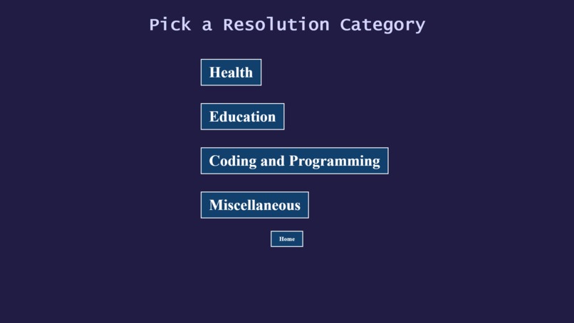 New Year New Resolutions – screenshot 2