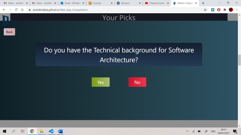 Master's Degree Finder - Web App - Drexel University – screenshot 8