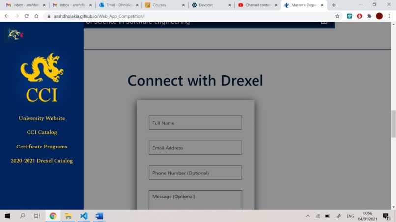Master's Degree Finder - Web App - Drexel University – screenshot 11