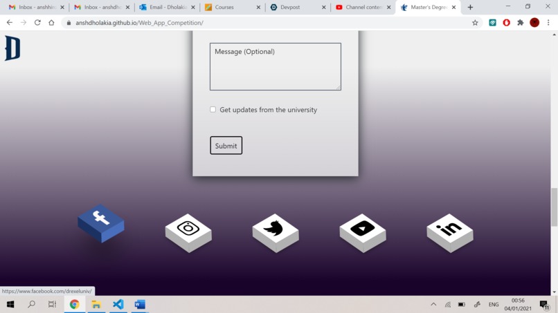 Master's Degree Finder - Web App - Drexel University – screenshot 14