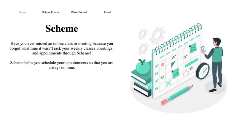 Scheme – screenshot 1