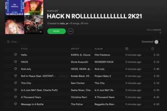Spotify Message