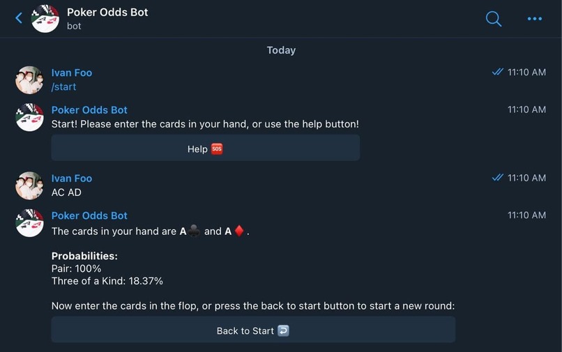 Poker Odds Bot – screenshot 1