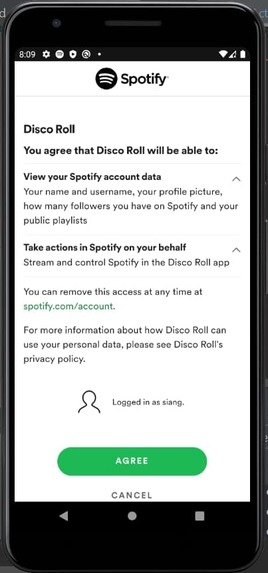 Spotify Integrated Virtual Disco – screenshot 2