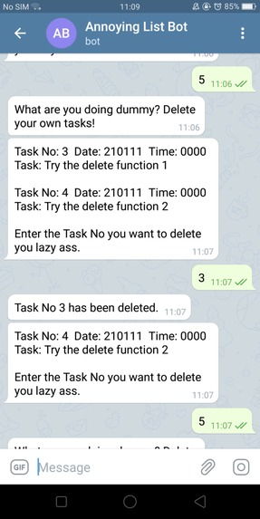 Annoying List Bot – screenshot 4
