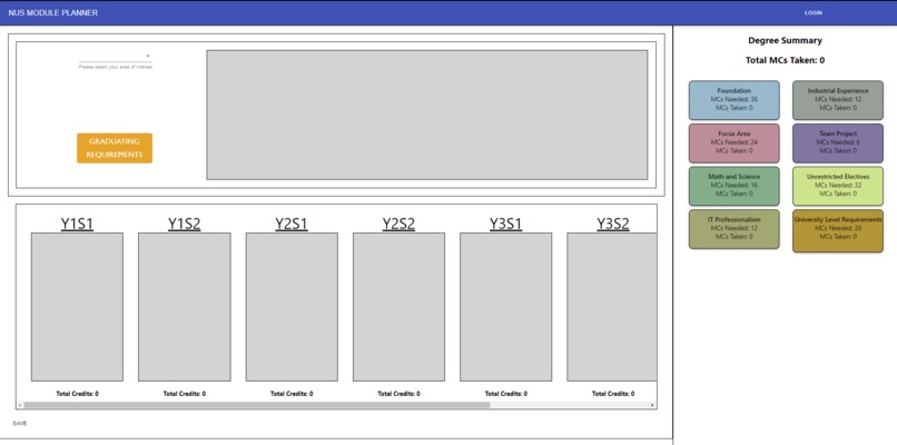 Nus Module Planner – screenshot 1