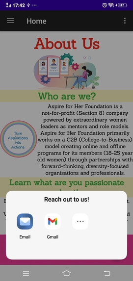 Aspire For Her – screenshot 3