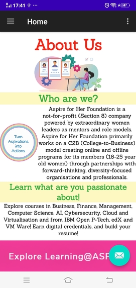 Aspire For Her – screenshot 6