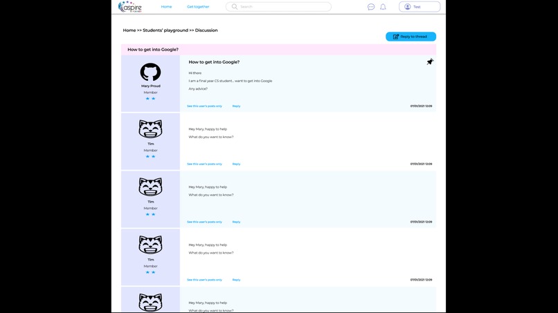 Aspire For Her Forum  – screenshot 5