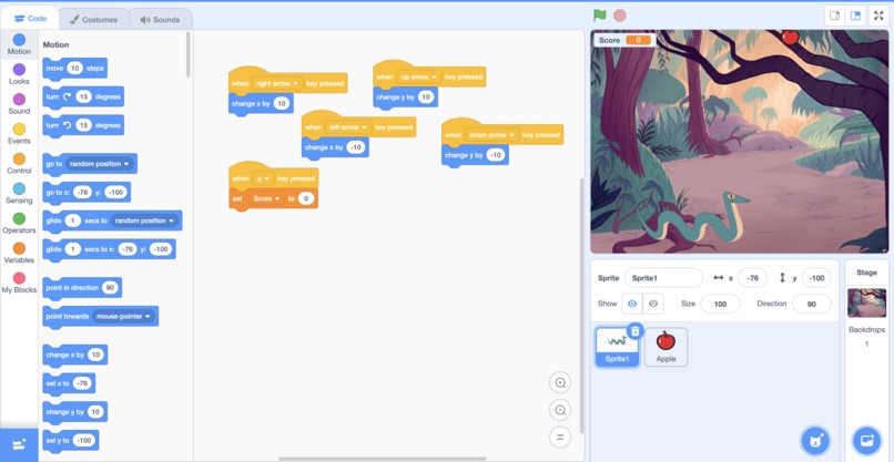 Snake Game From Scratch – screenshot 1
