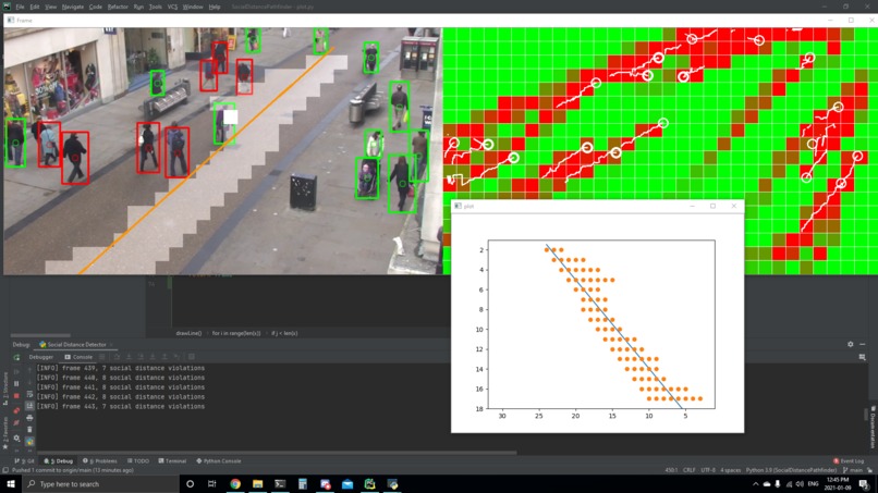 Social Distance Pathfinder – screenshot 1